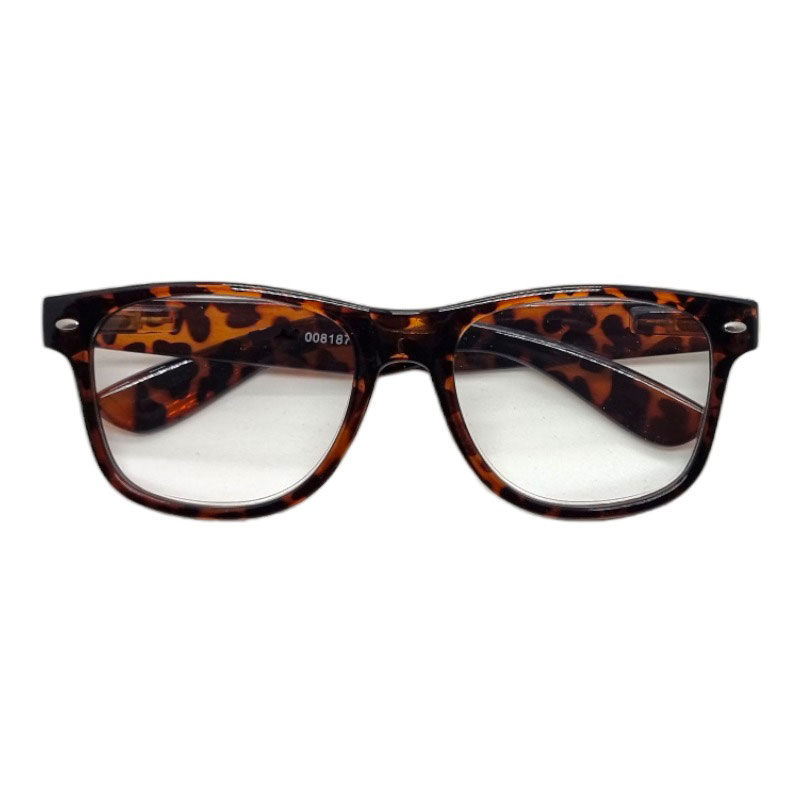 Locs Wayfarer Læsebriller – Brun Leopard