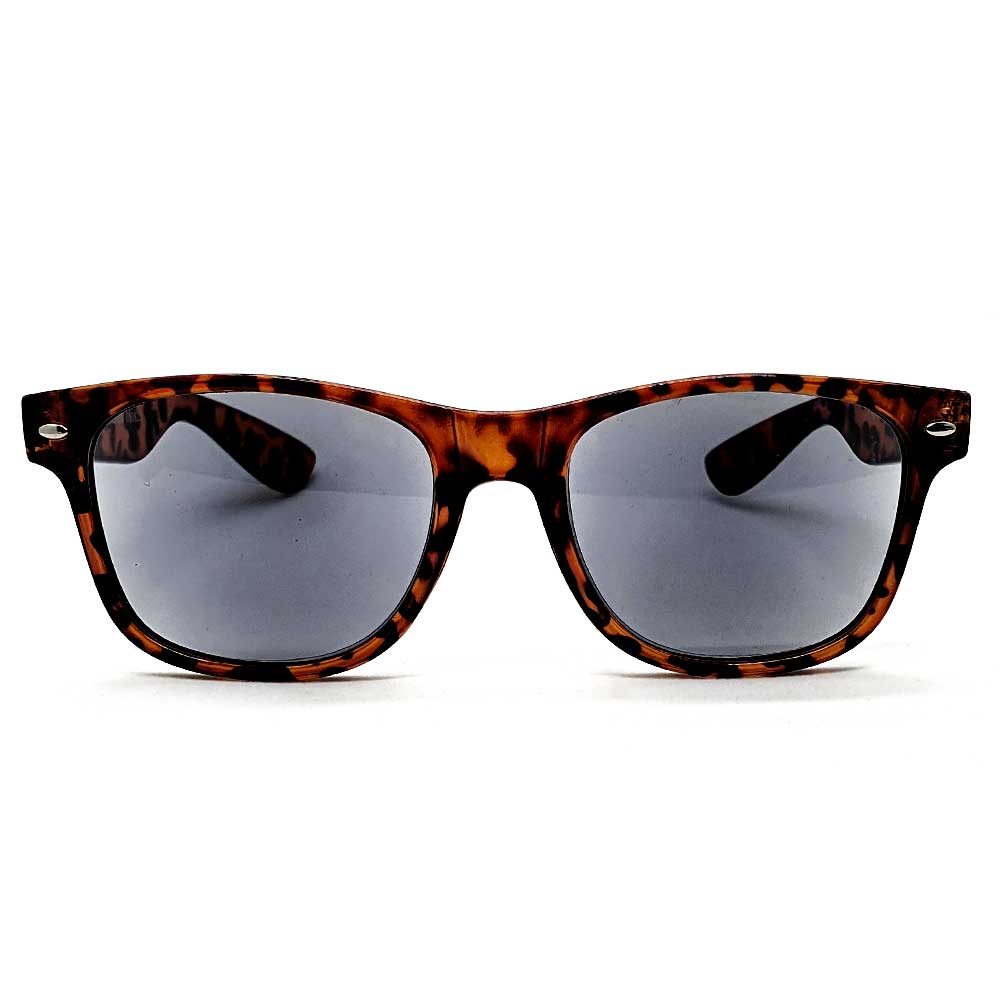 Locs Wayfarer Læsesolbriller – Blank Brun Turtle