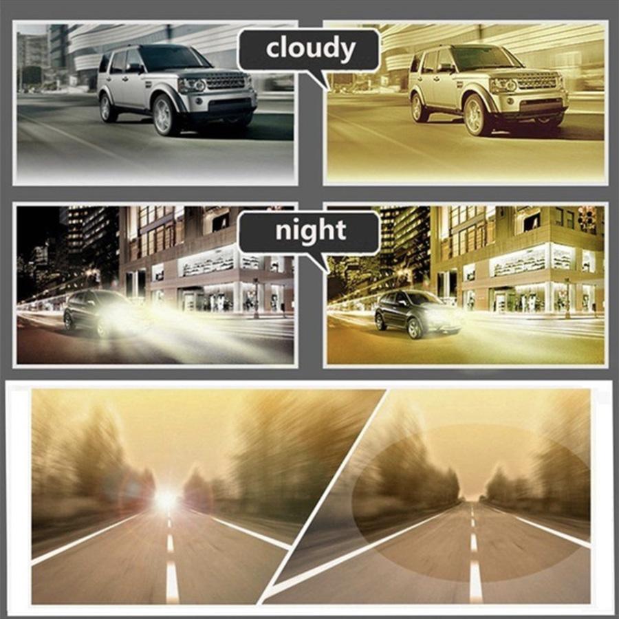 Locs Wayfarer Natkørebriller Med Softcase Etui