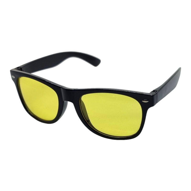 locs Wayfarer Natkørebriller med softcase etui