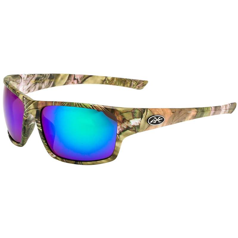 locs X-Loop Solbriller – Hunter | Blå-grønne spejlglas