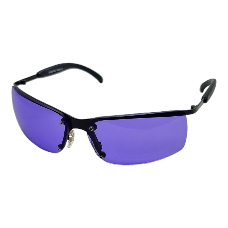 locs Y2K Solbriller med lilla glas | Nottingham