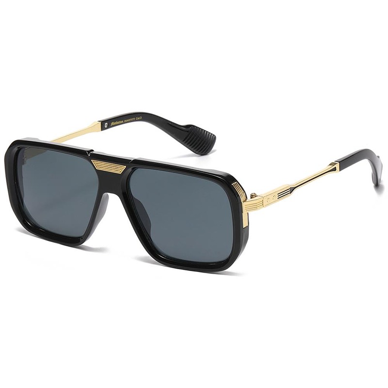 locs Manhattan Millionaire Solbriller – Gerard | Guld – Mørke glas