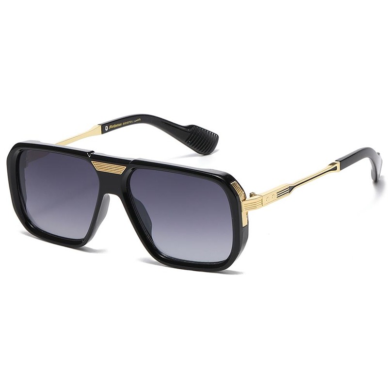 locs Manhattan Millionaire Solbriller – Gerard | Guld – Mørke fade glas