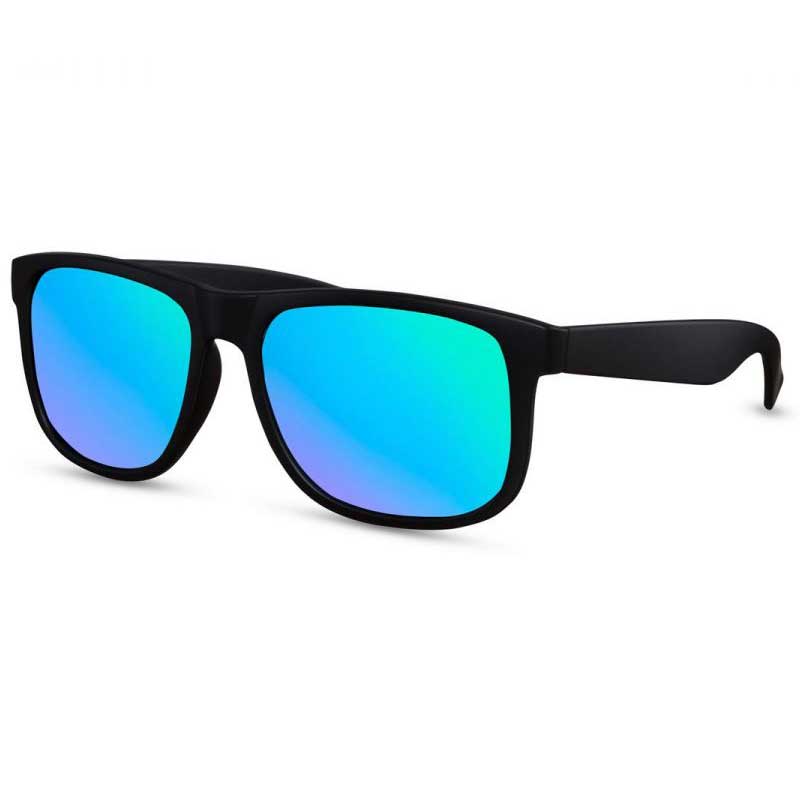 locs Matsorte Wayfarer Champ Solbriller – Blå spejlglas