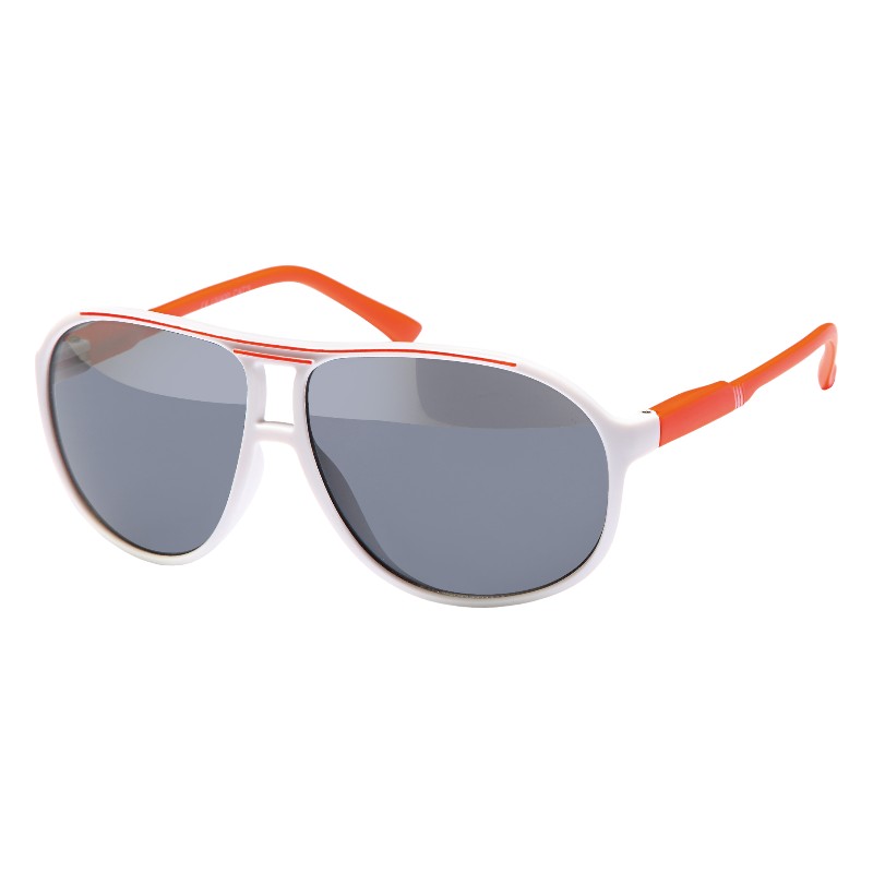 locs Matte orange og hvide Millionaire solbriller – Zandvoort | Mørke glas