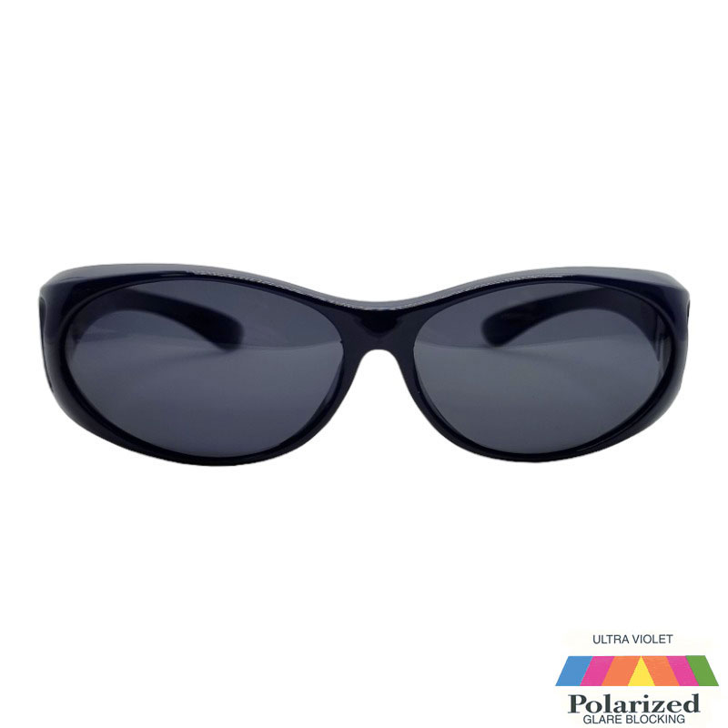 Locs Mørkeblå Fit-Over Solbriller – Toledo | Mørke Glas