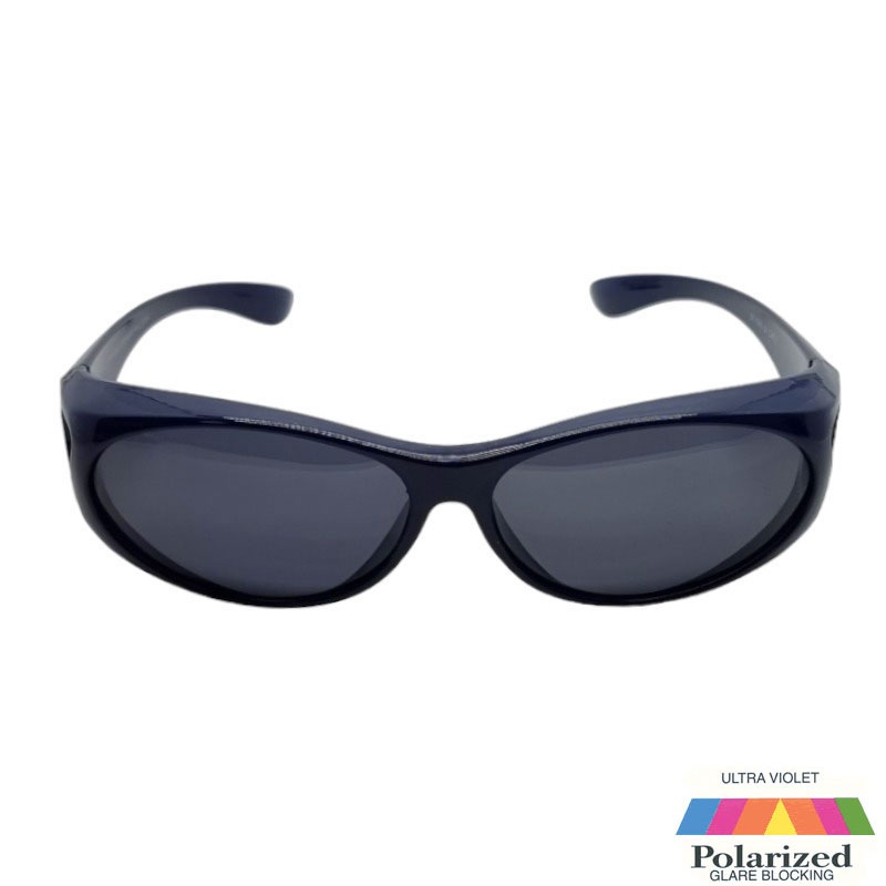 Locs Mørkeblå Fit-Over Solbriller – Toledo | Mørke Glas