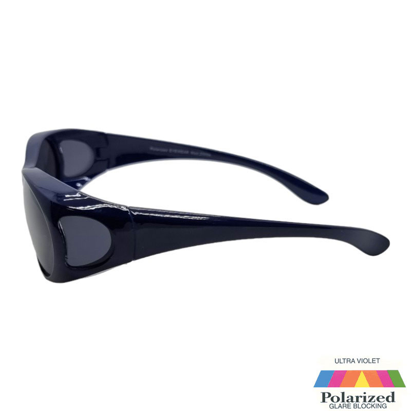 Locs Mørkeblå Fit-Over Solbriller – Toledo | Mørke Glas