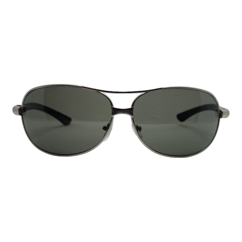 Locs Ricco Solbriller | Mørkegrønne Glas – Mat Metal Stel