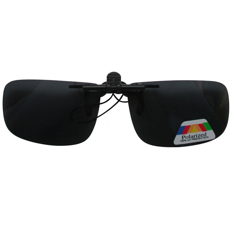 locs Smalle mørke Polariserede Clip-On Solbriller – Dallas