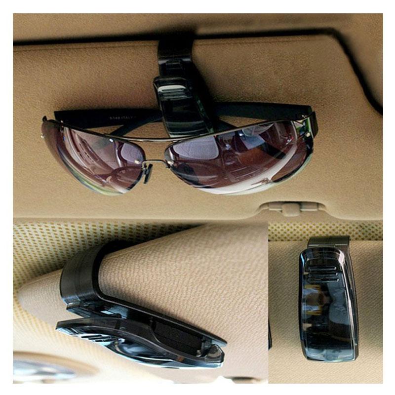 Locs Sort Solbrilleholder Clips Til Solskærmen I Bilen