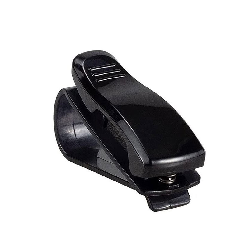 locs Sort solbrilleholder clips til solskærmen i bilen