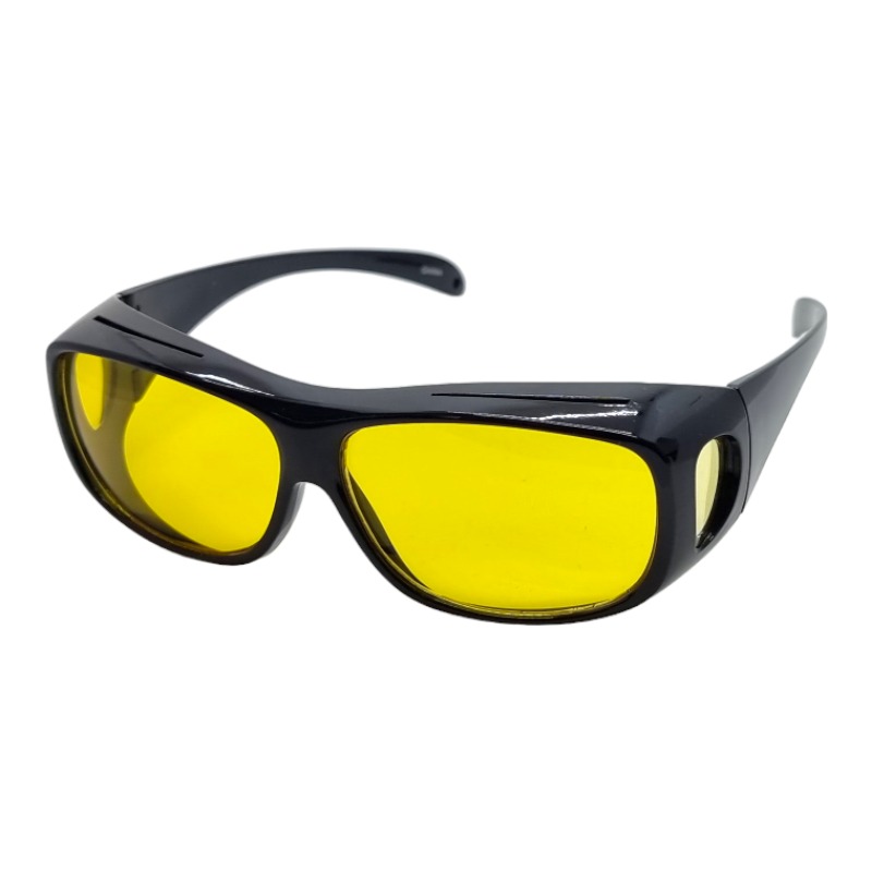 locs Sorte Fit-Over Natkørebriller – Gule glas – Sevilla