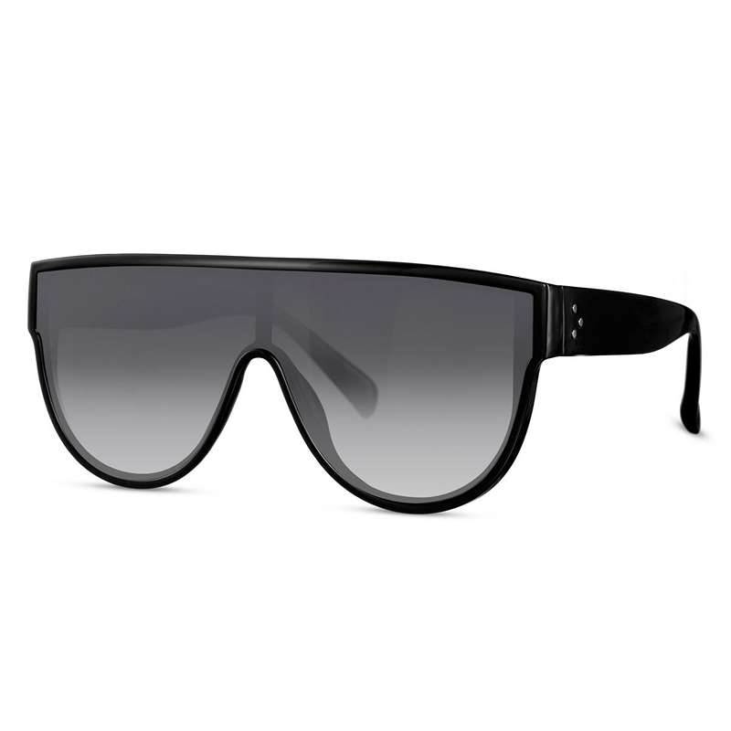 locs Sorte Oversized Coolness Solbriller – Mørke glas