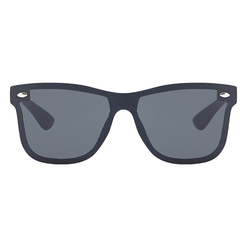 Locs Sorte Plate Wayfarer Solbriller – Florida | Mørkt Glas