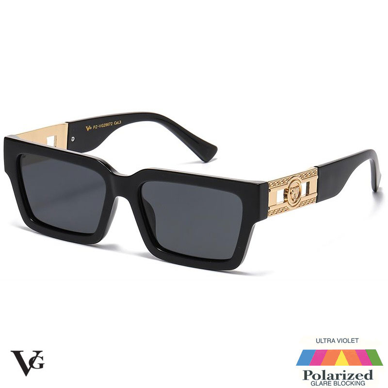 locs Sorte polariserede VG Solbriller – Brera | Mørke glas