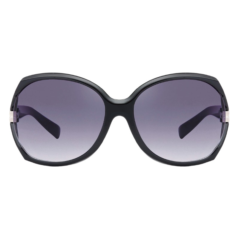 Locs Sorte Store Dame Solbriller – Addison | Mørke Glas