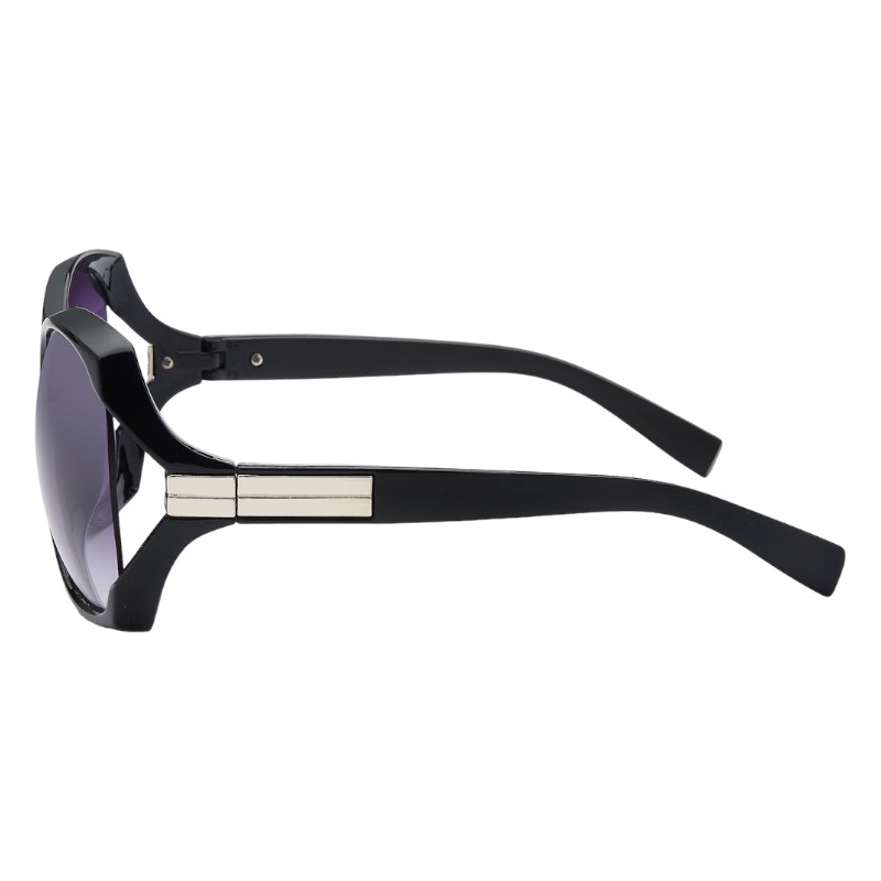 Locs Sorte Store Dame Solbriller – Addison | Mørke Glas