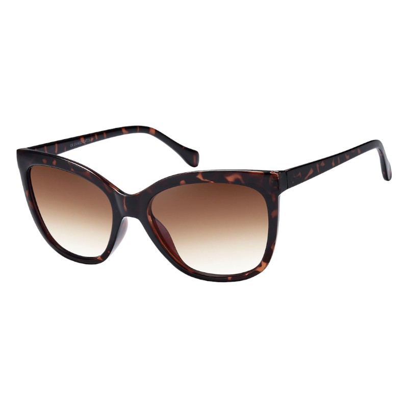 locs Store brun turtle dame solbriller – Athena | Brune fade glas