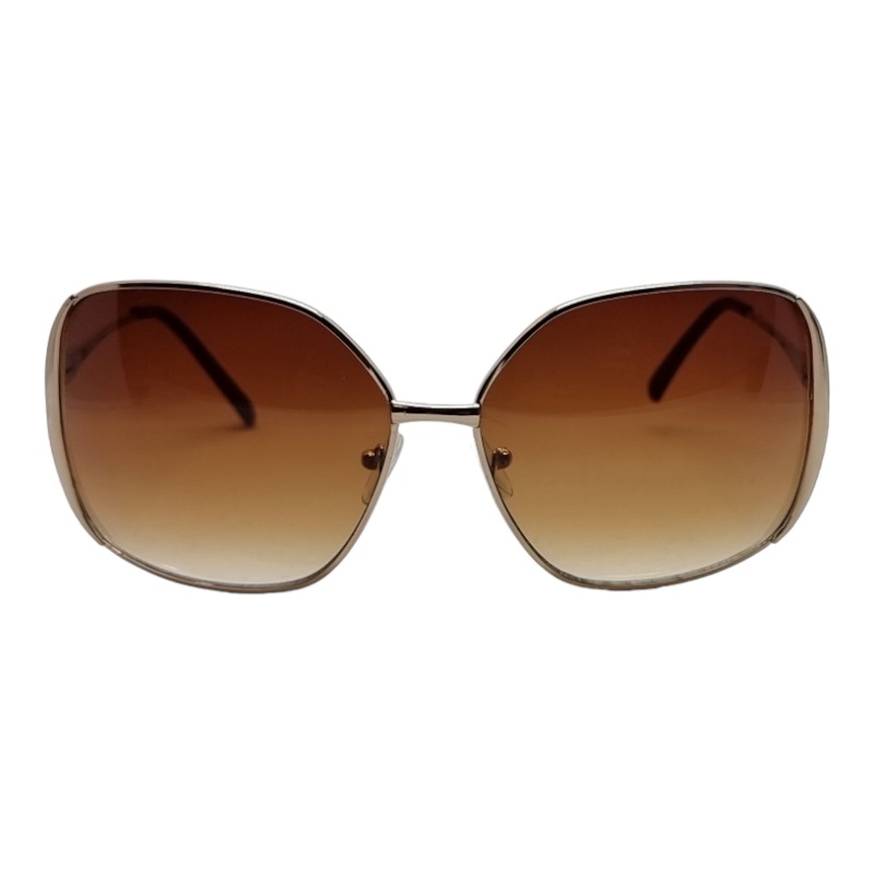 Locs Store Firkantede Damesolbriller | Maria – Brune Fade Glas