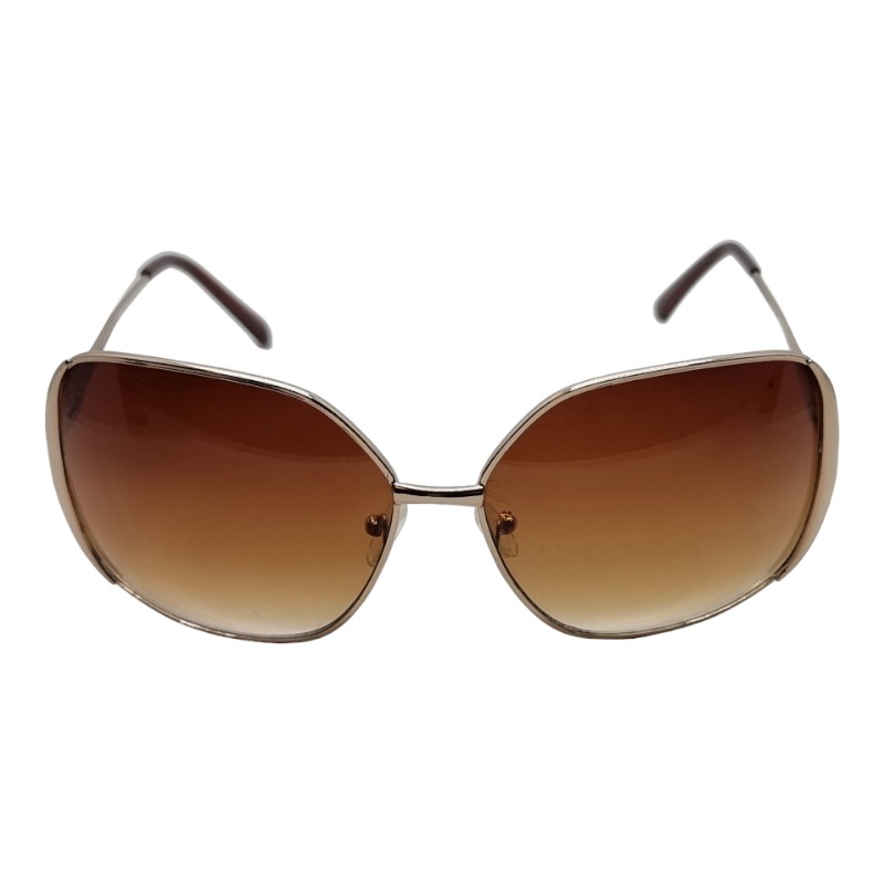 Locs Store Firkantede Damesolbriller | Maria – Brune Fade Glas