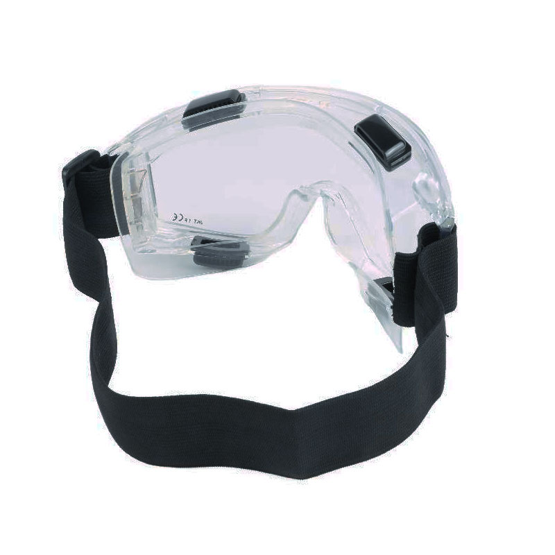 Locs Tætsiddende Sikkerhedsbriller Med Bred Rem Og Ventilation