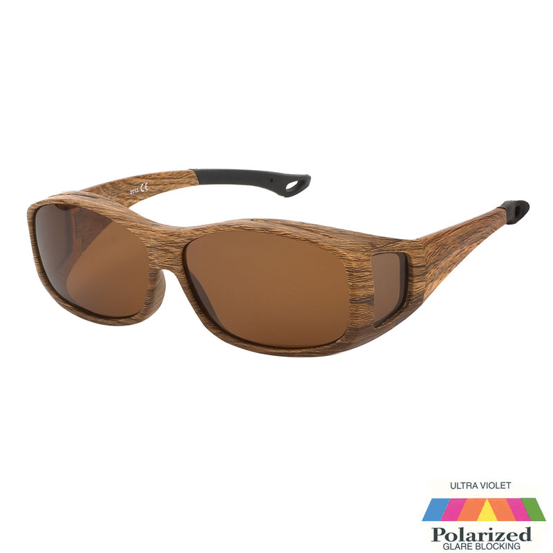 locs Træfarvede Fit-Over solbriller – Murcia | Brune glas