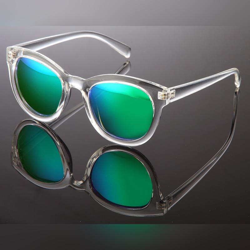 Locs Transparente Dame Solbriller – Oxford | Blågrønne Spejlglas