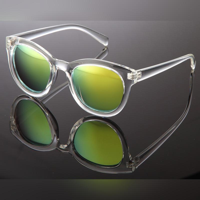 Locs Transparente Dame Solbriller – Oxford | Gulgrønne Spejlglas