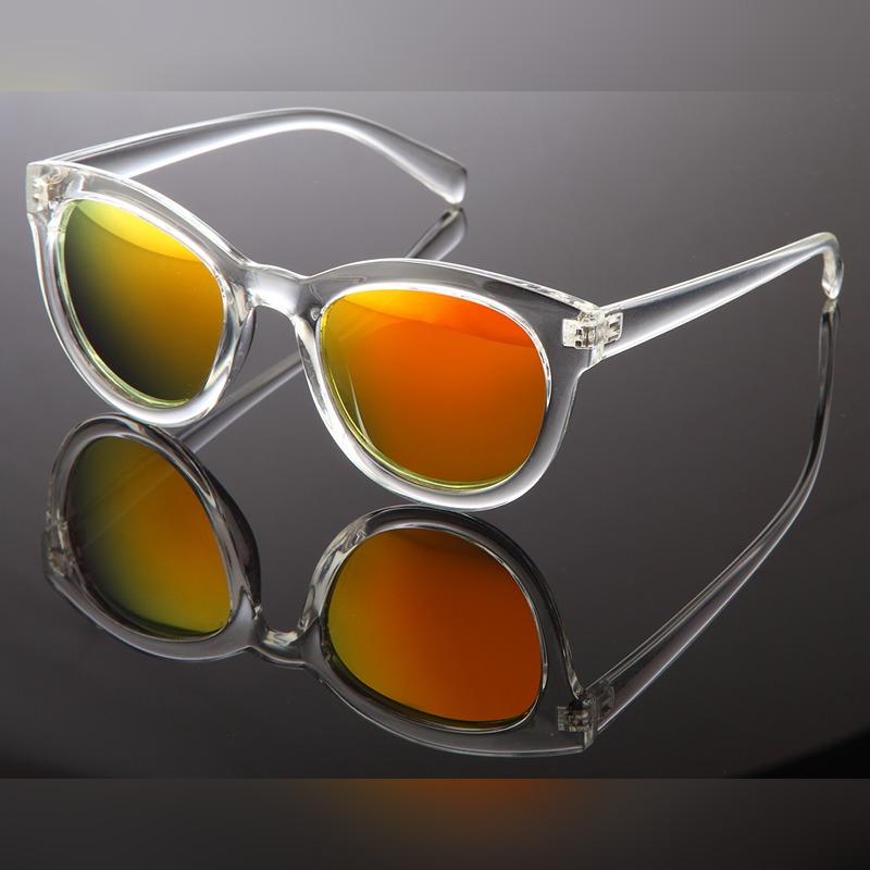 Locs Transparente Dame Solbriller – Oxford | Orange Spejlglas