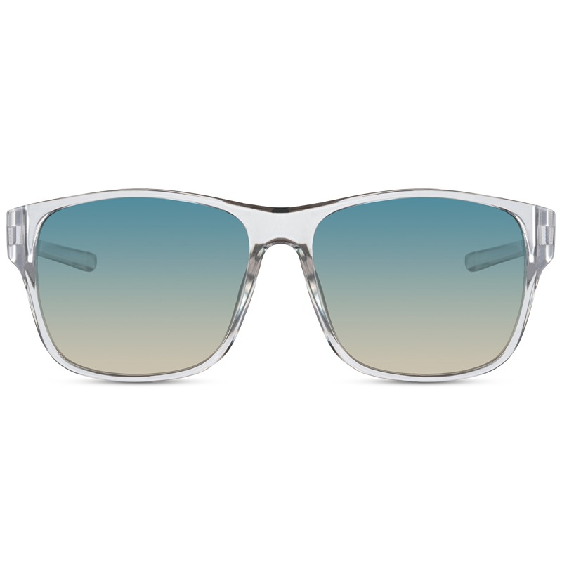 Locs Transparente Wayfarer Style Solbriller Med Fade | Korfu