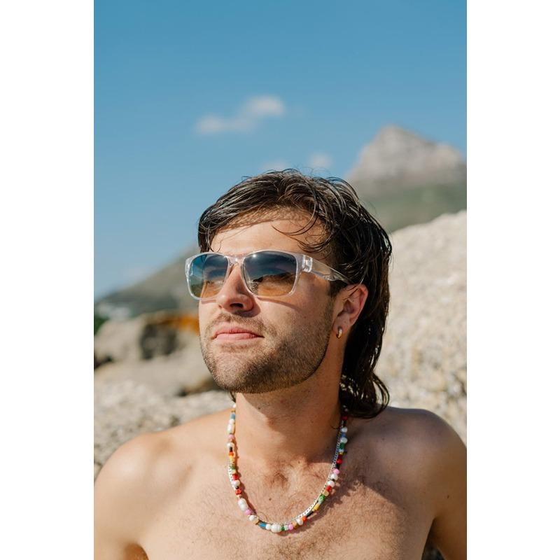 Locs Transparente Wayfarer Style Solbriller Med Fade | Korfu