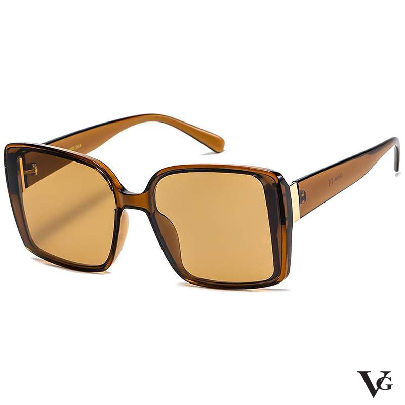 locs VG Solbriller – Emma | Brun transparent – Lysebrune glas