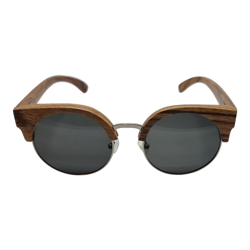 Locs Wood Cateye Handout Apparel Bambus Solbriller | Mørke Glas