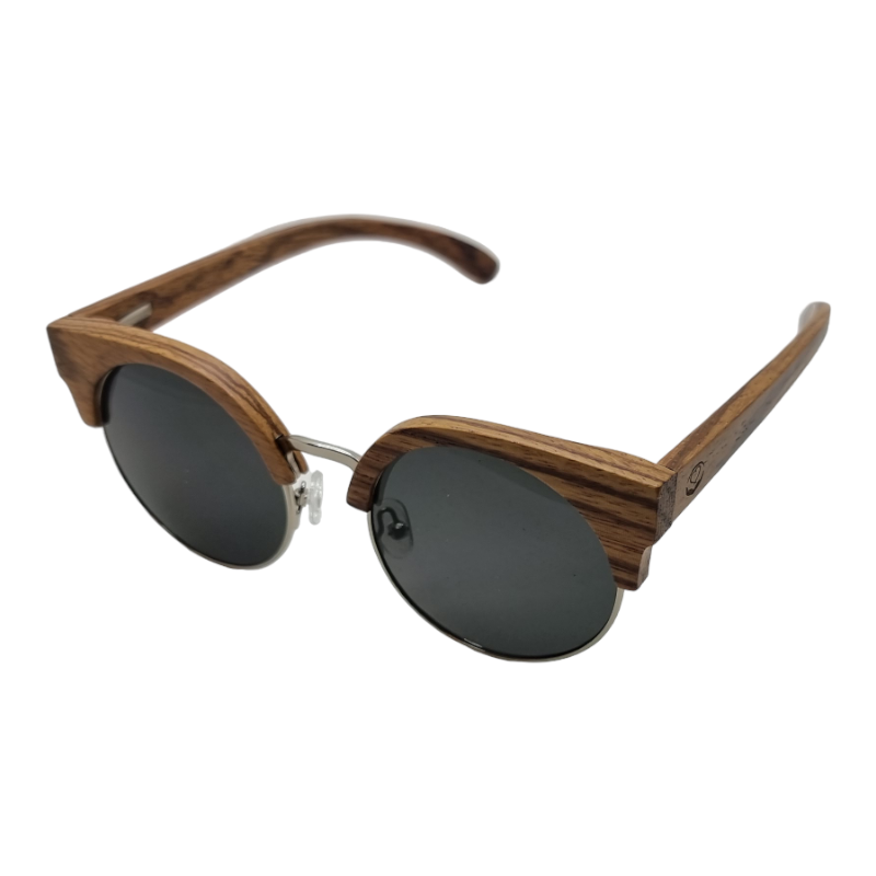 Locs Wood Cateye Handout Apparel Bambus Solbriller | Mørke Glas