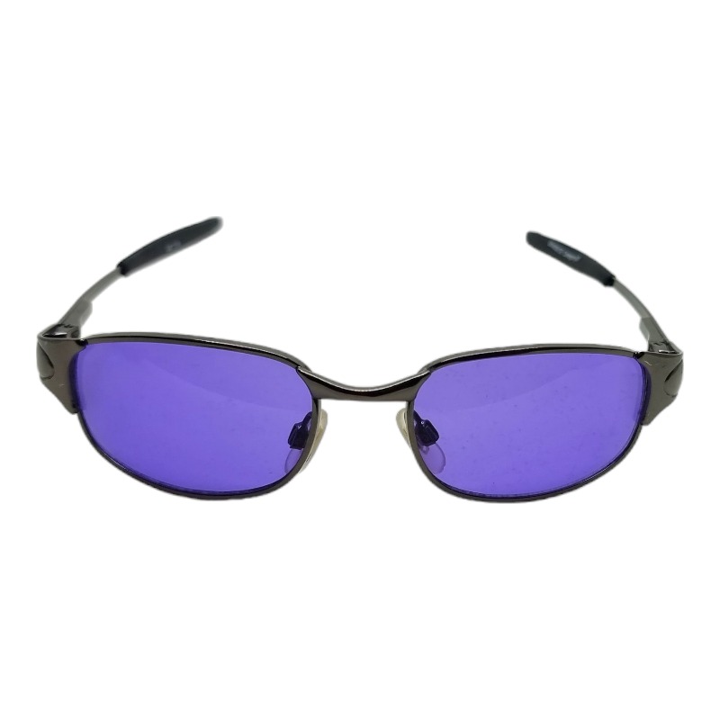 Locs Y2K Solbriller Med Lilla Glas Og Mørkt Metal Stel | Geneva