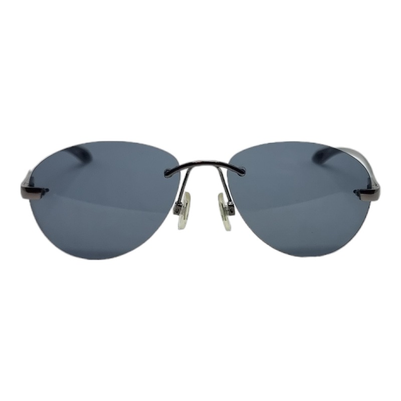Locs Y2K Solbriller Med Mørke Glas Og Mørkt Metal Stel | Munich