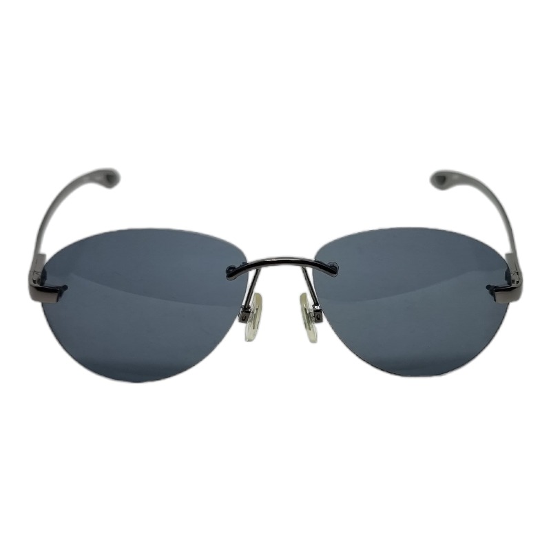 Locs Y2K Solbriller Med Mørke Glas Og Mørkt Metal Stel | Munich