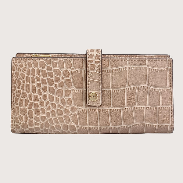 Lodis Caroline Large Flap ID Wallet (Croco)