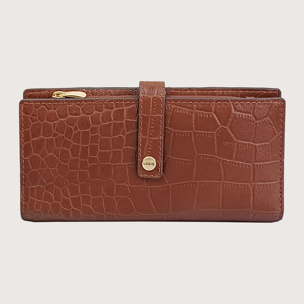 Lodis Caroline Large Flap ID Wallet (Croco)