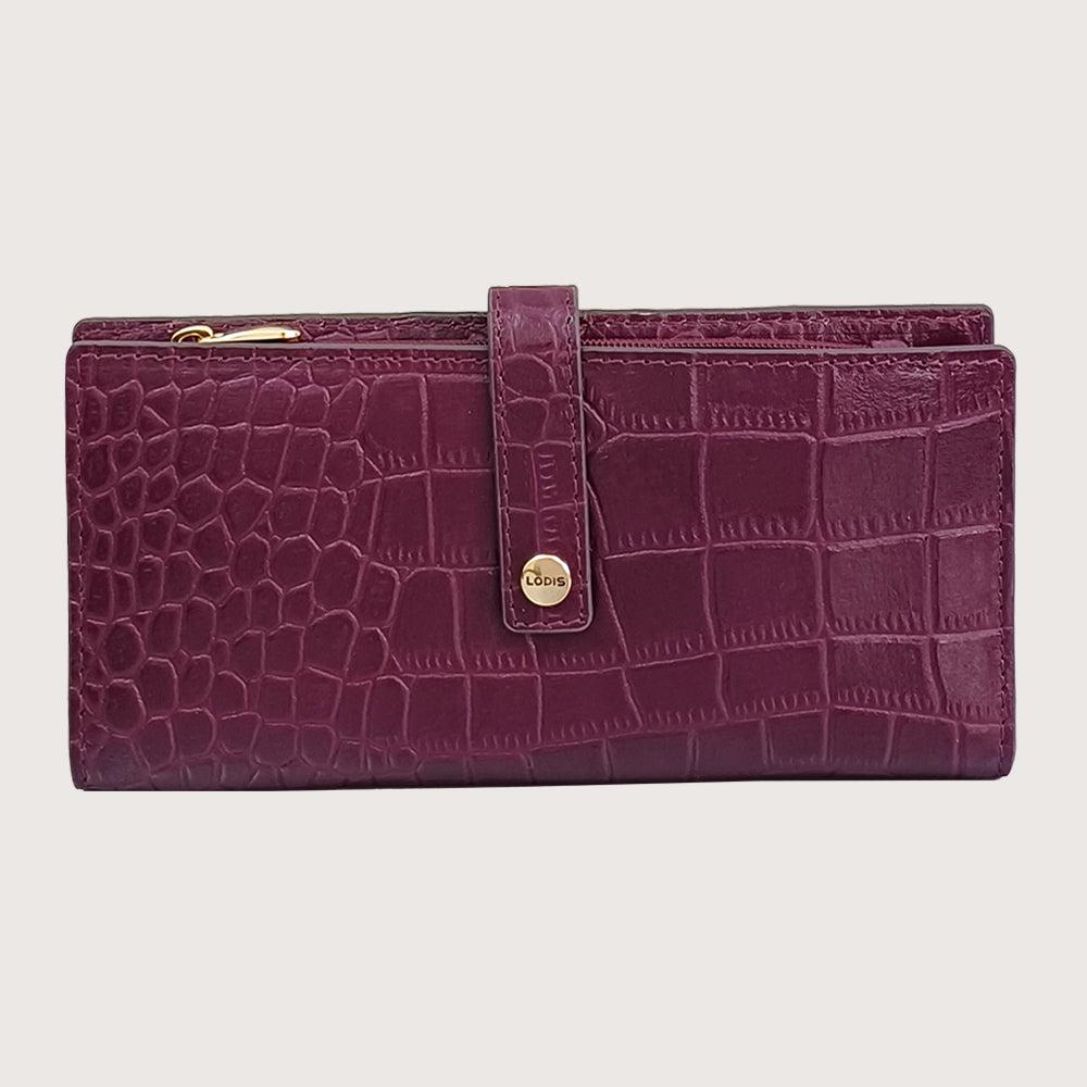 lodis Caroline Large Flap ID Wallet (Croco)