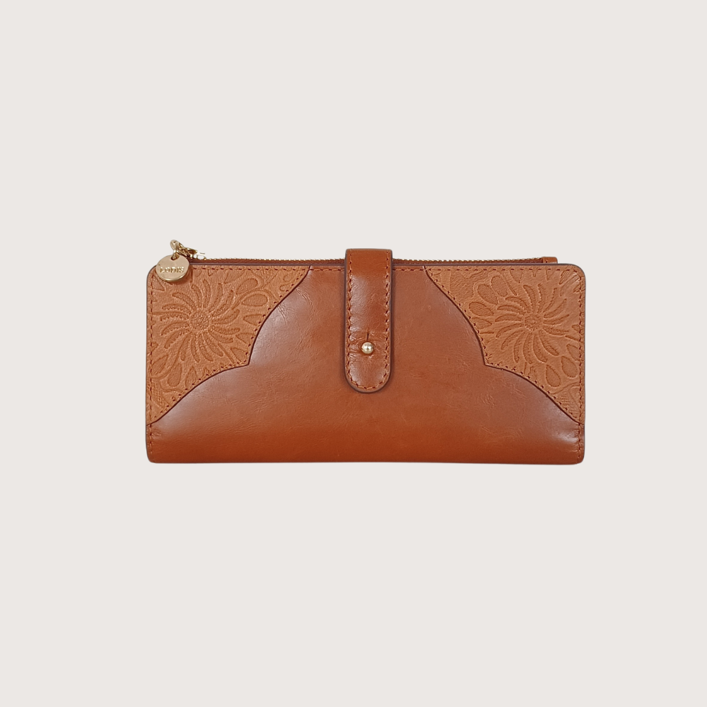 lodis Floral Tooled Slim Wallet