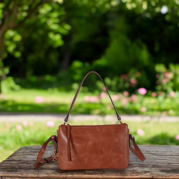 Lodis Portia Double-Zip Crossbody