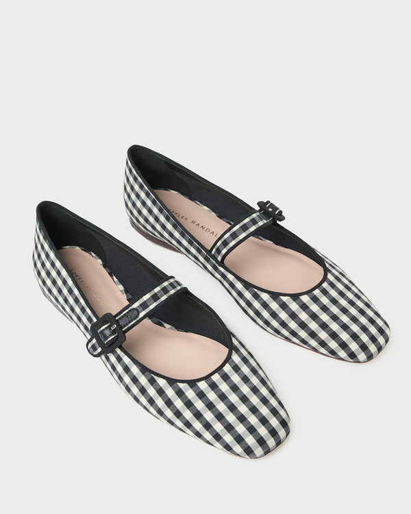 Loeffler Randall Ginger Black/White Gingham Mary Jane