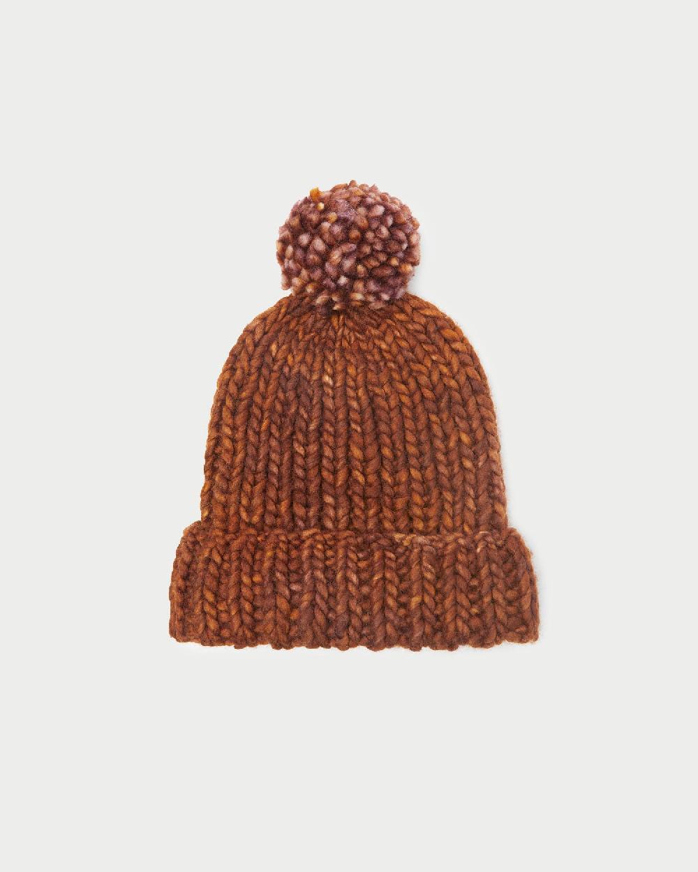 loeffler randall Ava Sienna Knit Pompom Hat