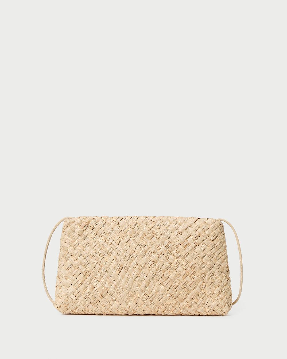 loeffler randall Aviva Natural Woven Straw Bag