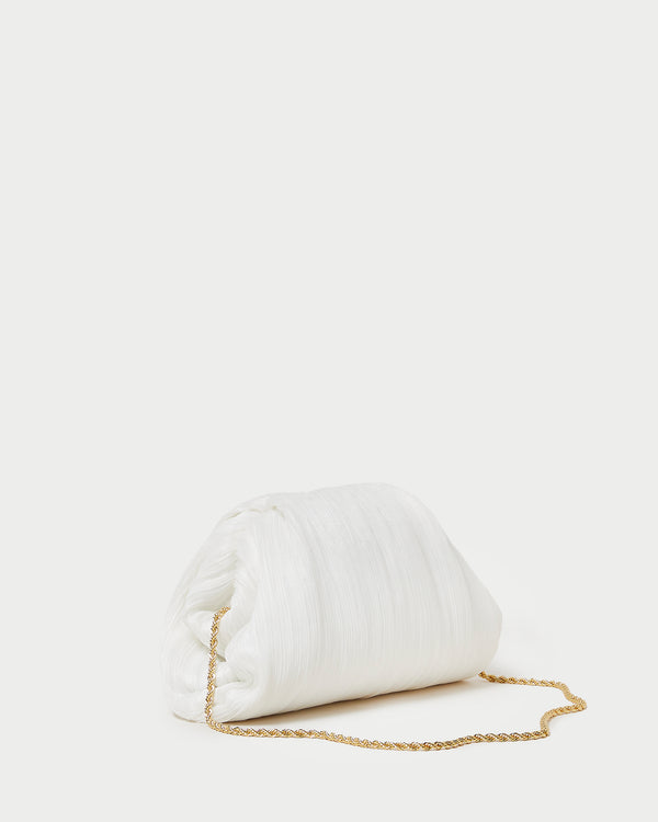 Loeffler Randall Bailey Pearl Pleated Dome Clutch