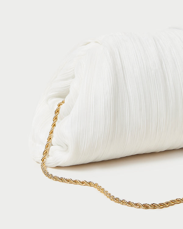 Loeffler Randall Bailey Pearl Pleated Dome Clutch