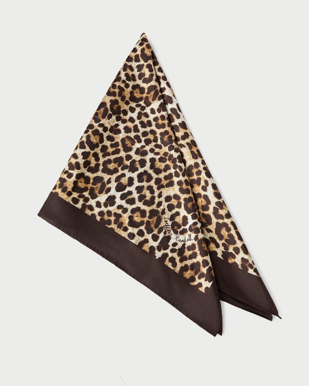 loeffler randall Beverly Leopard Silk Scarf